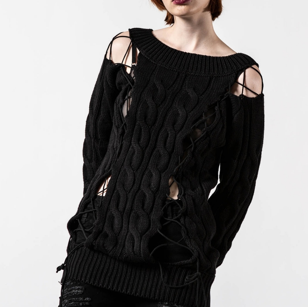 Killstar juniper knit sweater